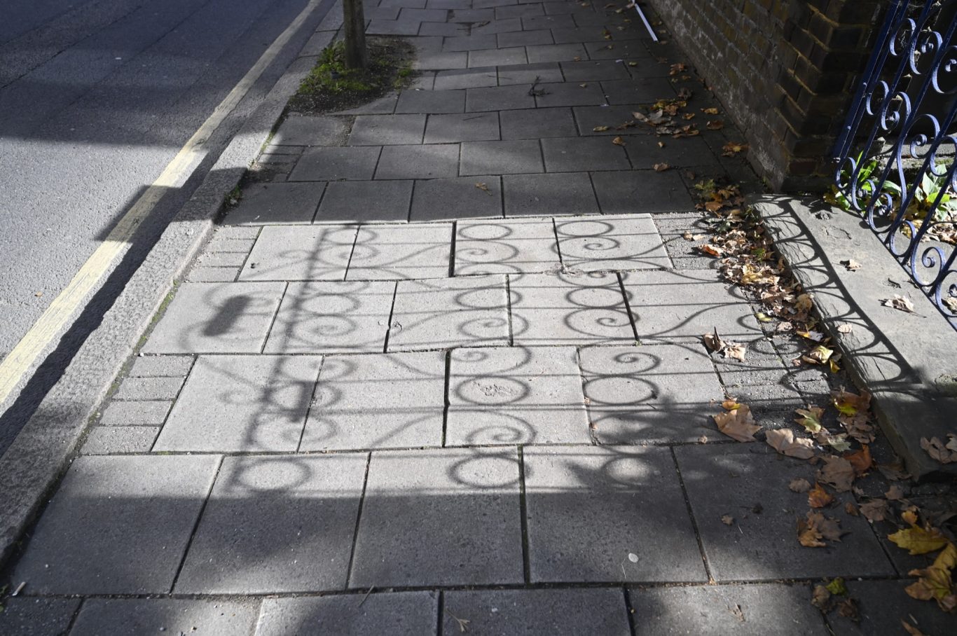 13. An alignment of the sun with the paving on Coldharbour Lane, Brixton, 9th Oct 2022, 11:11am