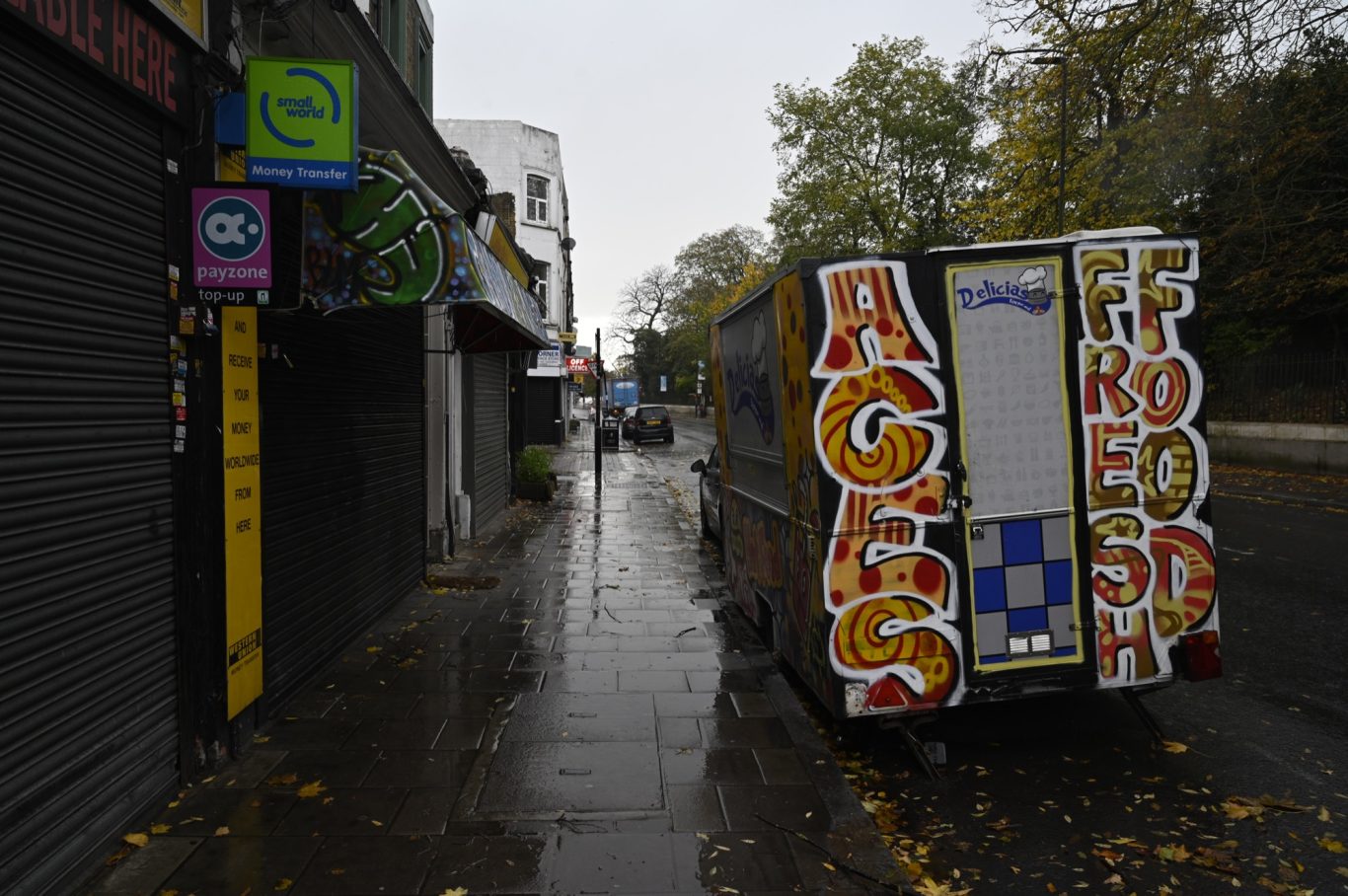 12. Dulwich Road near Rymer Street, Herne Hill. November 2nd 2020.